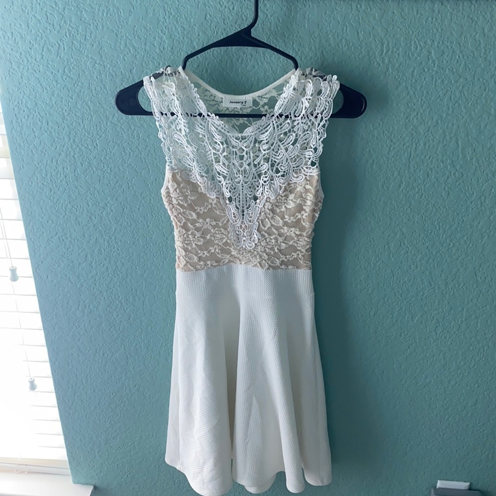 white dress